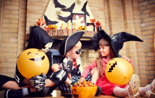 Kids Eating Halloween Candy | Prevent Dental Cavitites