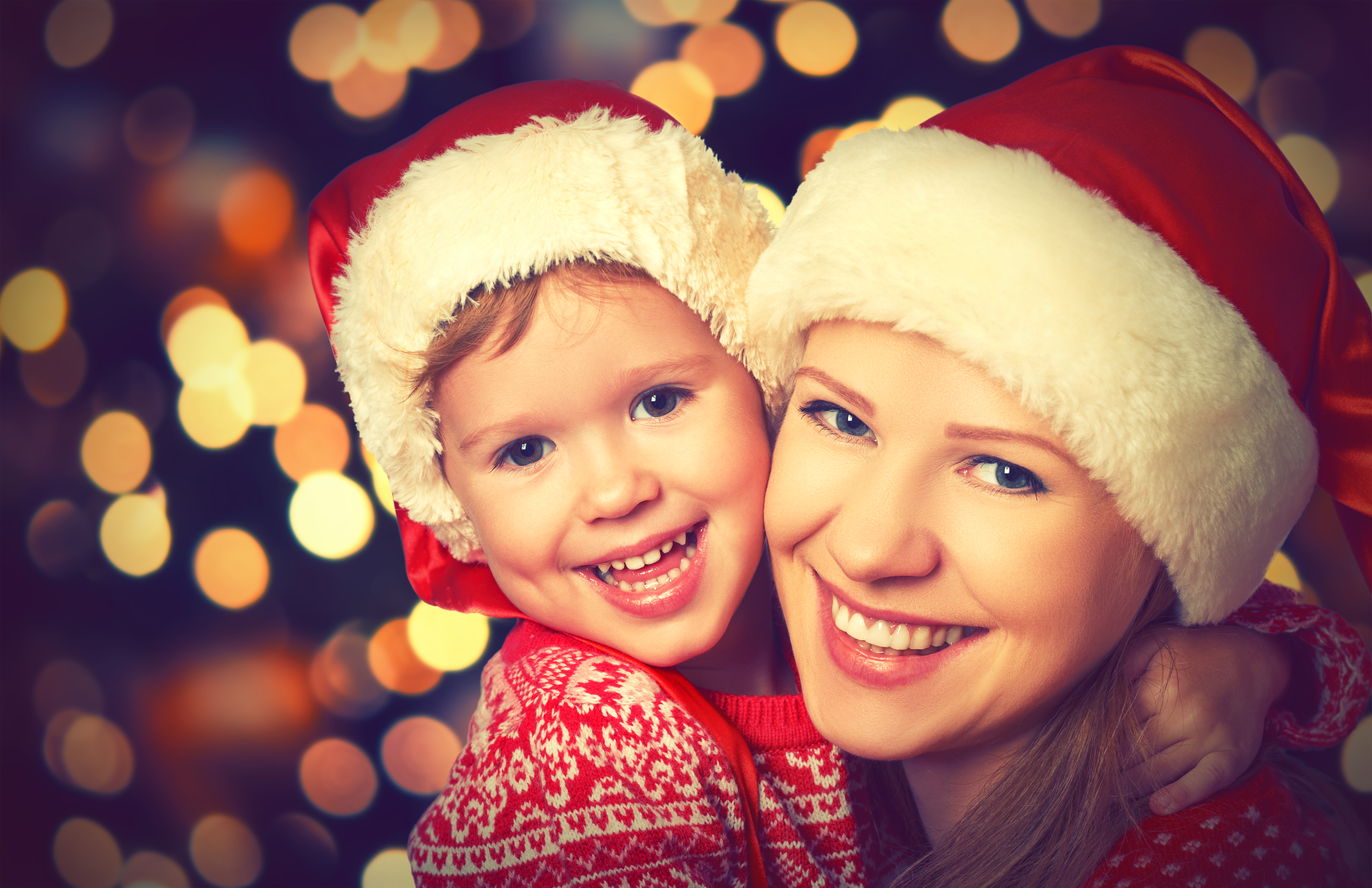 Holiday Dental Health | Mom and son smiling